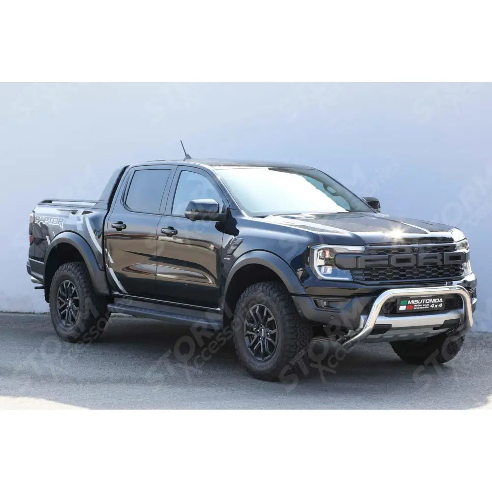 Ford Ranger Raptor 2022 On Misutonida Ec Approved Front Bar - 76mm - Silver