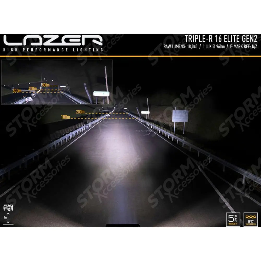 Ford Ranger Raptor (2023+) Lazer Light Grille Kit - Triple-r 850