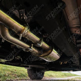 Ford Ranger Raptor 2023 on 3.0 V6 Twin Turbo Milltek Sport Cat Back Exhaust System