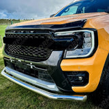 Ford Ranger & Raptor T9 2023 On - Stx Head Light Covers Wildtrak / Raptor Gloss Black - Pair