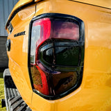 Ford Ranger & Raptor T9 2023 On Stx Tail Light Covers Wildtrak In Gloss - Pair