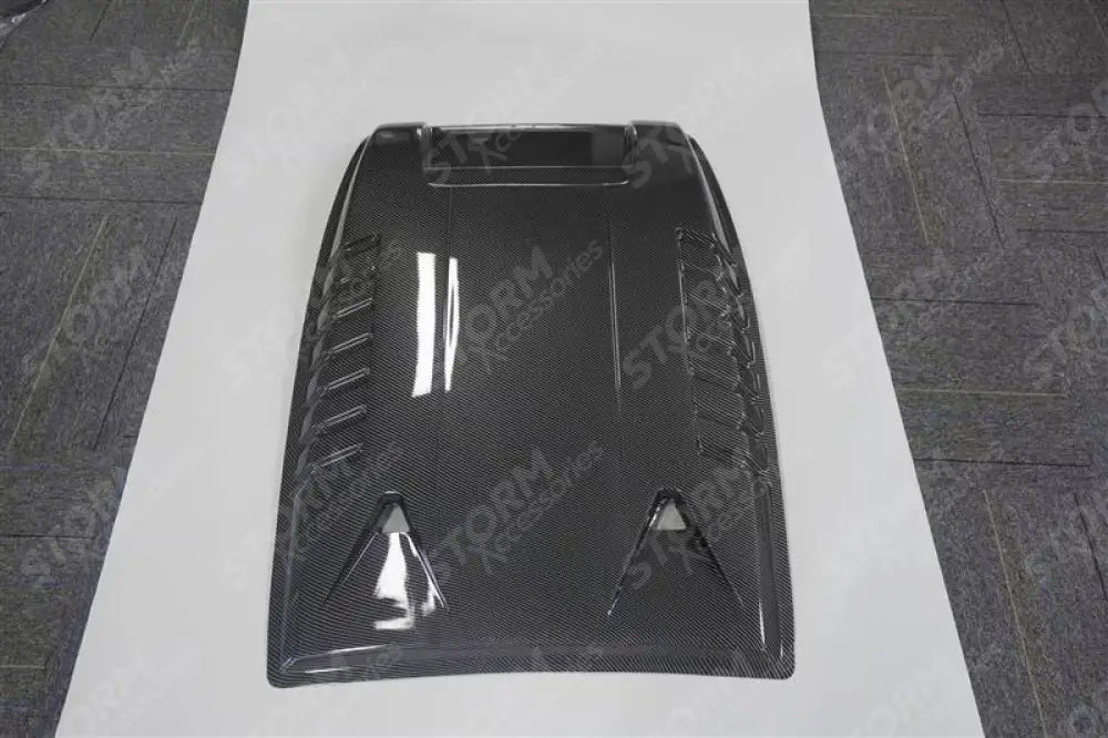 Ford Ranger T6 2012 - 2015 Bonnet Scoop – Carbon Fibre Look