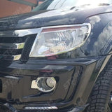 Ford Ranger T6 2012-2015 - Stx Head Light Covers - Chrome