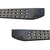 Ford Ranger T6 2012-2022 Double Cab Shark V2 Side Steps In Black - Pair