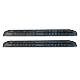 Ford Ranger T6 2012-2022 Double Cab Shark V2 Side Steps In Black - Pair