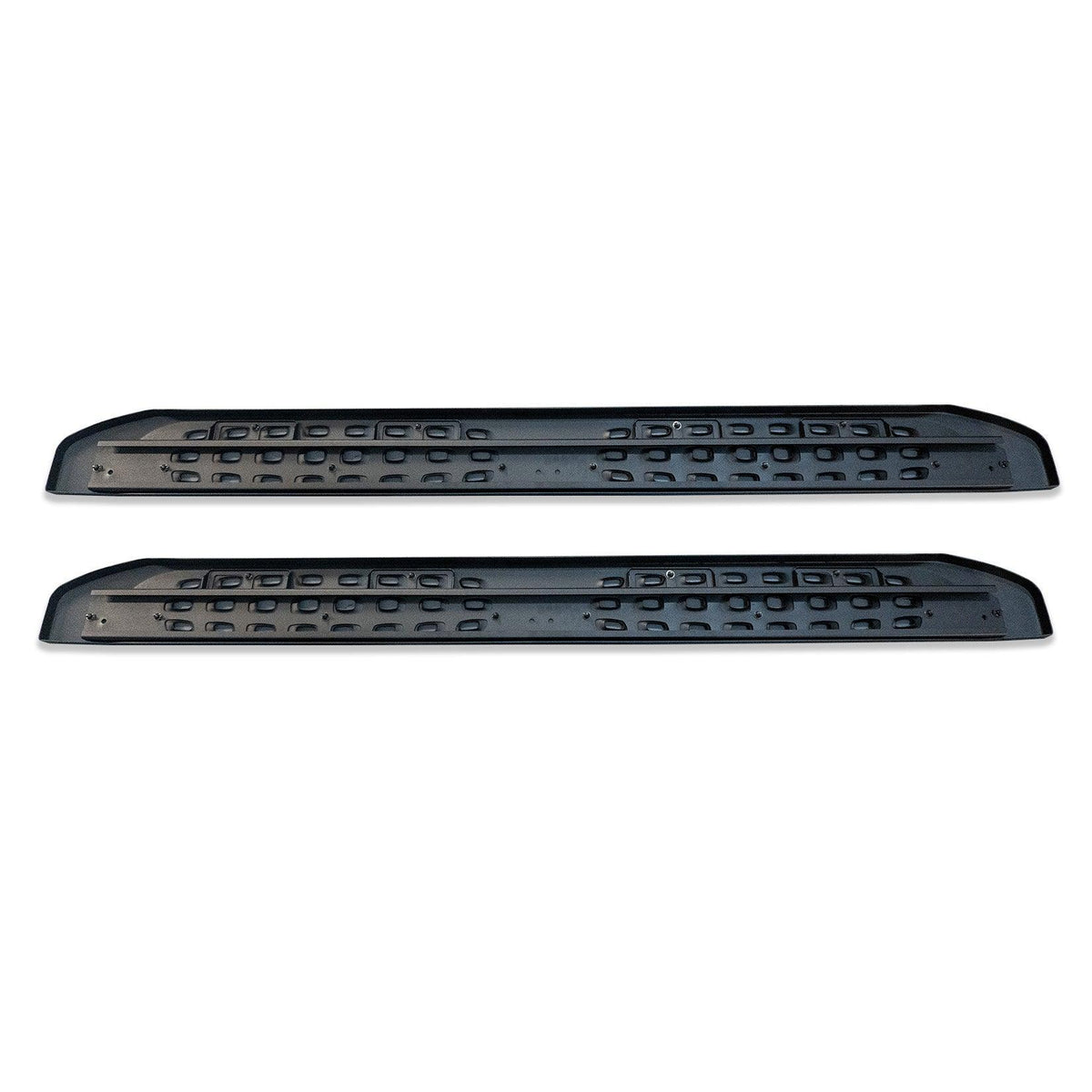 FORD RANGER T6 2012-2022 DOUBLE CAB SHARK V2 SIDE STEPS IN BLACK - PAIR - Storm Xccessories
