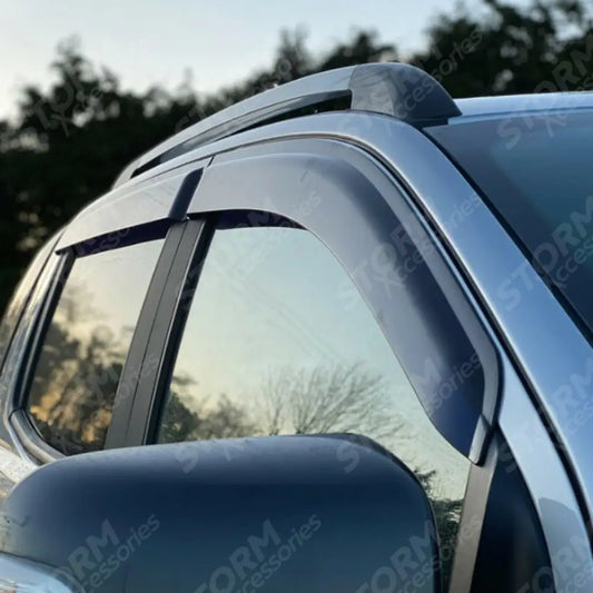 Ford Ranger T6 2012-2022 - Double Cab Wind Deflectors - External Fit - D004