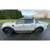 Ford Ranger T6 2012-2022 - Double Cab Wind Deflectors - External Fit - D004
