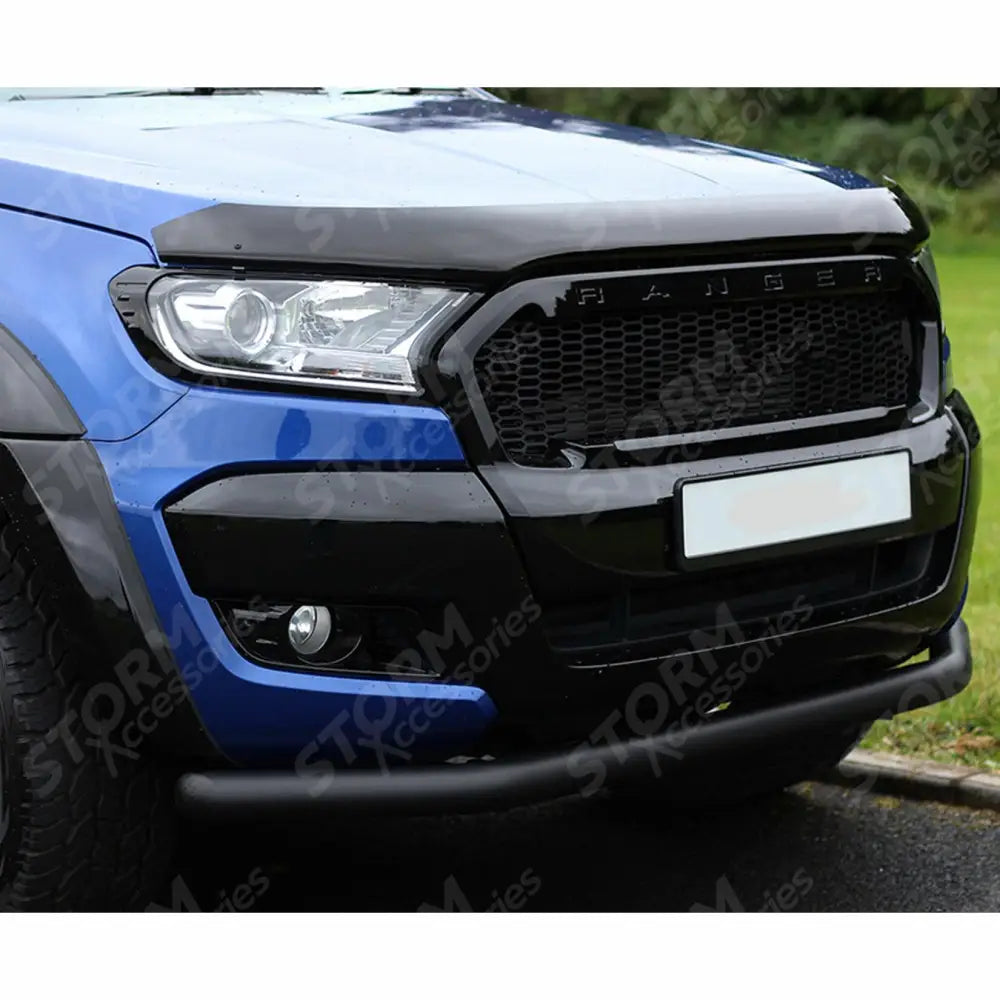 Ford Ranger T6 2012 - 2022 - Single Deck - Front City Spoiler Bar - Black