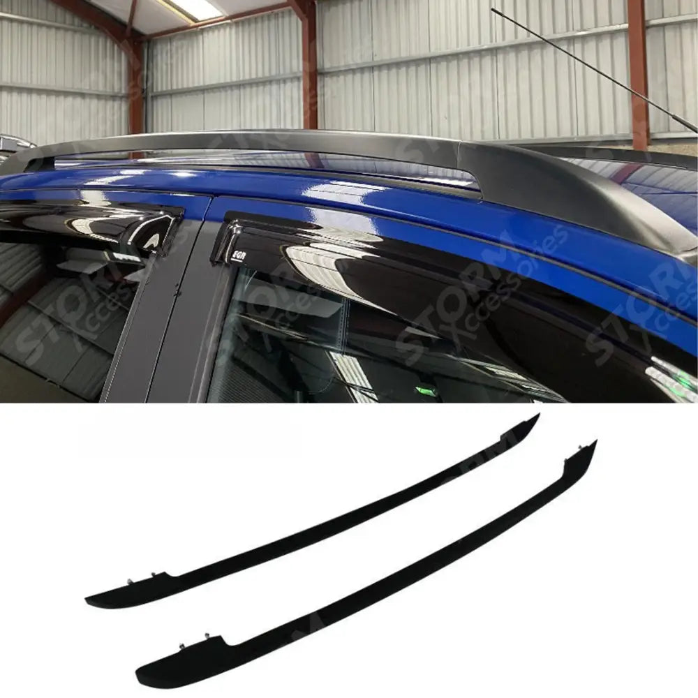 Ford Ranger T6 2012-2022 - Stx Black Roof Bars - Roof Rails - Pair