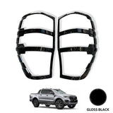 Ford Ranger T6 2012-2022 Stx Tail Light Guards - Gloss Black - Pair