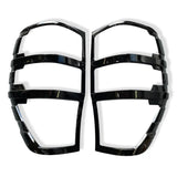 Ford Ranger T6 2012-2022 Stx Tail Light Guards - Gloss Black - Pair