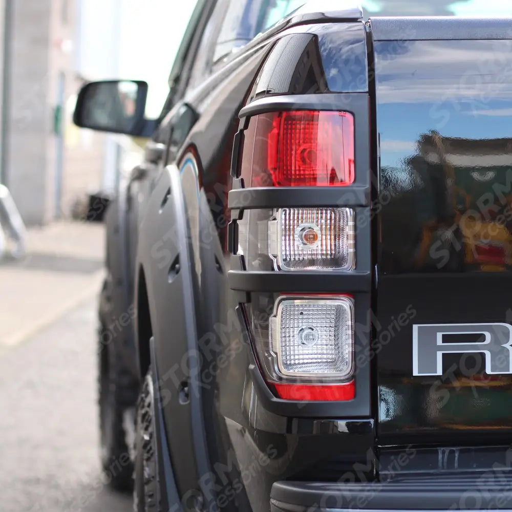 Ford Ranger T6 2012-2022 - Stx Tail Light Guards -pair - Matte Black