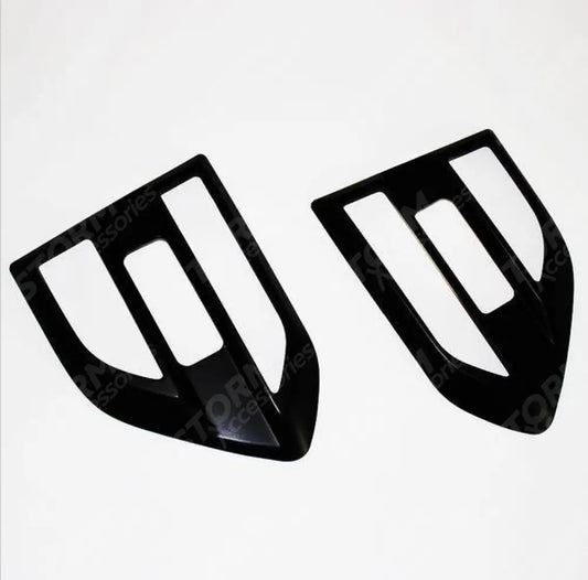Ford Ranger T6 2016-2018 Side Vent Grille Covers - Black
