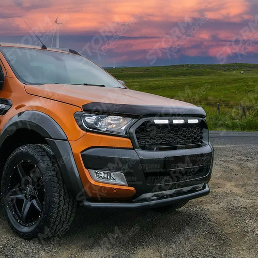 Ford Ranger T6 2016-2019 Replacement Grill In Black - Mesh Style