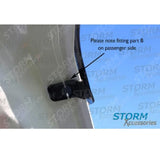 Ford Ranger T6 2016-2022 - Stx Bonnet Guard Protector - Black - B004