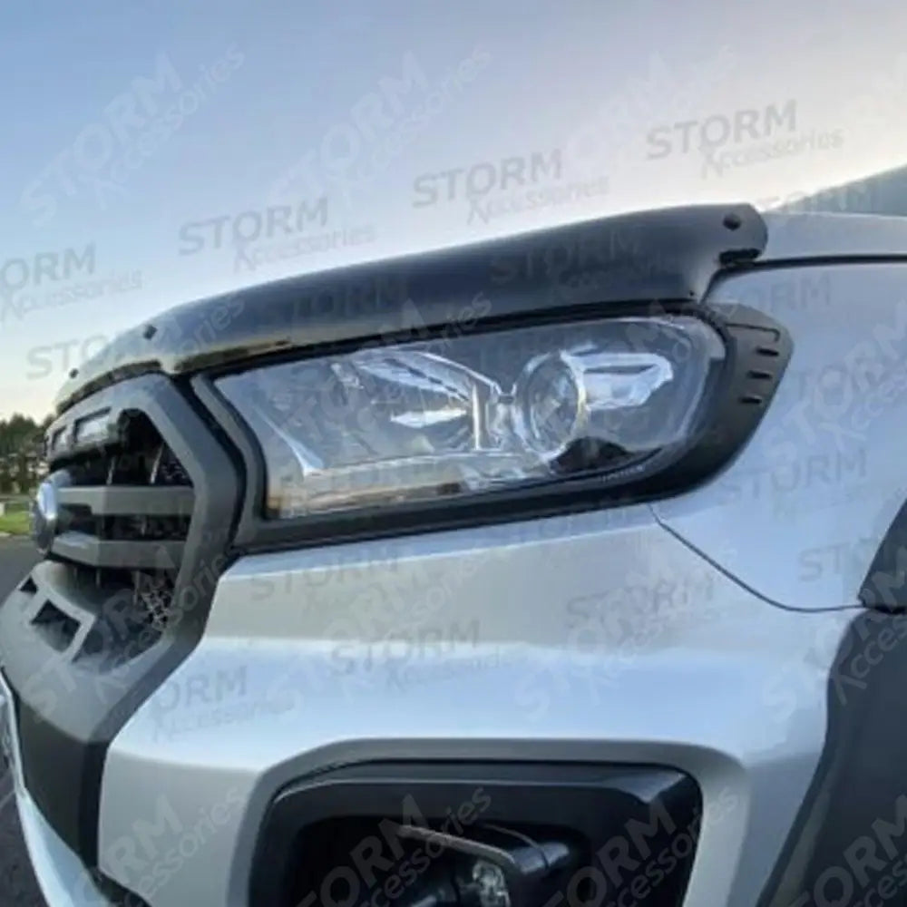 Ford Ranger T6 2016-2022 - Stx Bonnet Guard Protector - Black - B004