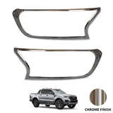 Ford Ranger T6 - 2016-2022 - Stx Head Light Guards Pair - Chrome