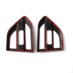 Ford Ranger T6 2016 On Carbon Style Side Vent Covers - Pair