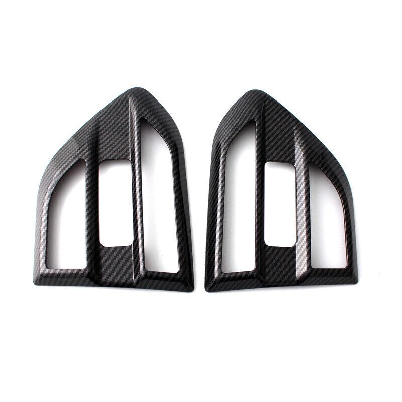 Ford Ranger T6 2016 On Carbon Style Side Vent Covers - Pair - Storm Xccessories