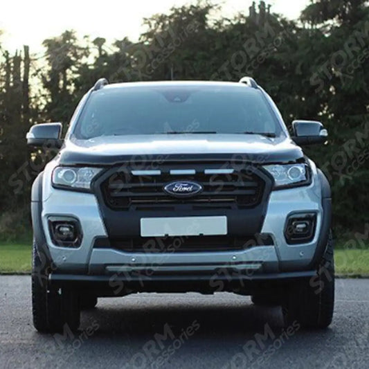 Ford Ranger T6 2019-2022 - Wildtrak Replacement Led Grille Grill - Black