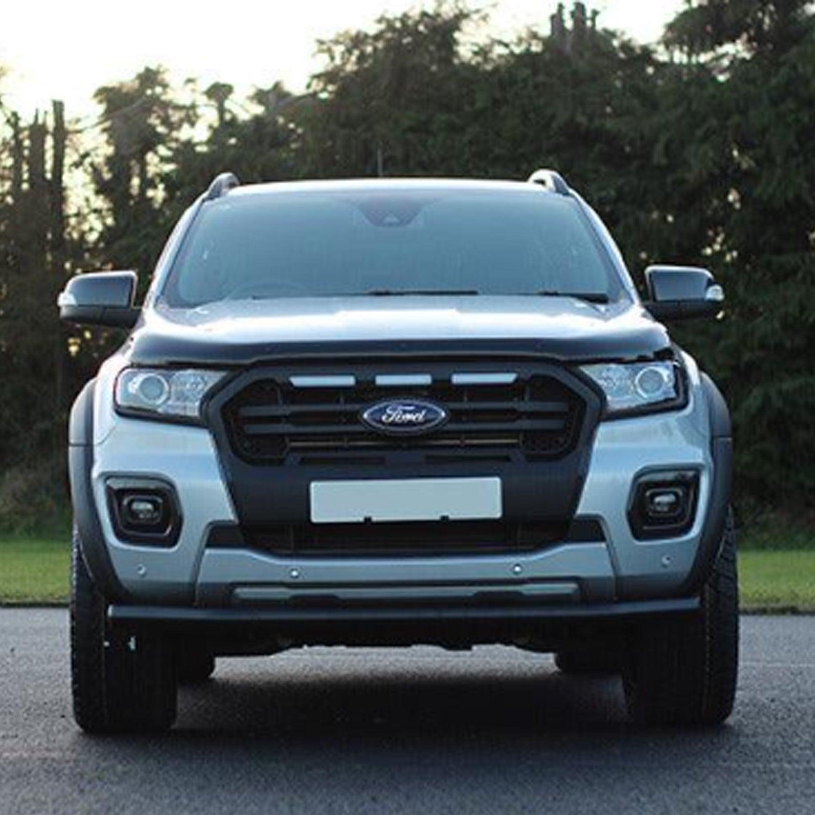 FORD RANGER T6 2019-2022 - WILDTRAK REPLACEMENT LED GRILLE GRILL - BLACK - Storm Xccessories