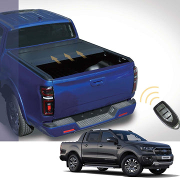 FORD RANGER T6 WILDTRAK 2012-2022 - DOUBLE CAB - RIDGEBACK AUTO ELECTRIC ROLL TOP COVER - Storm Xccessories2