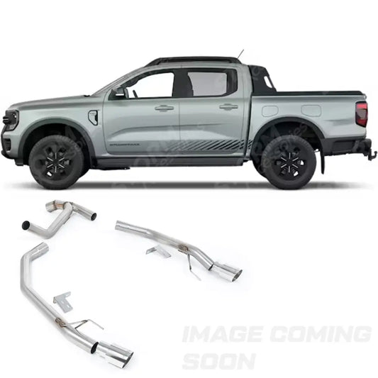 Ford Ranger T9 2.3 PHEV (281PS) Milltek Downpipe Back Raptor Style Exhaust System