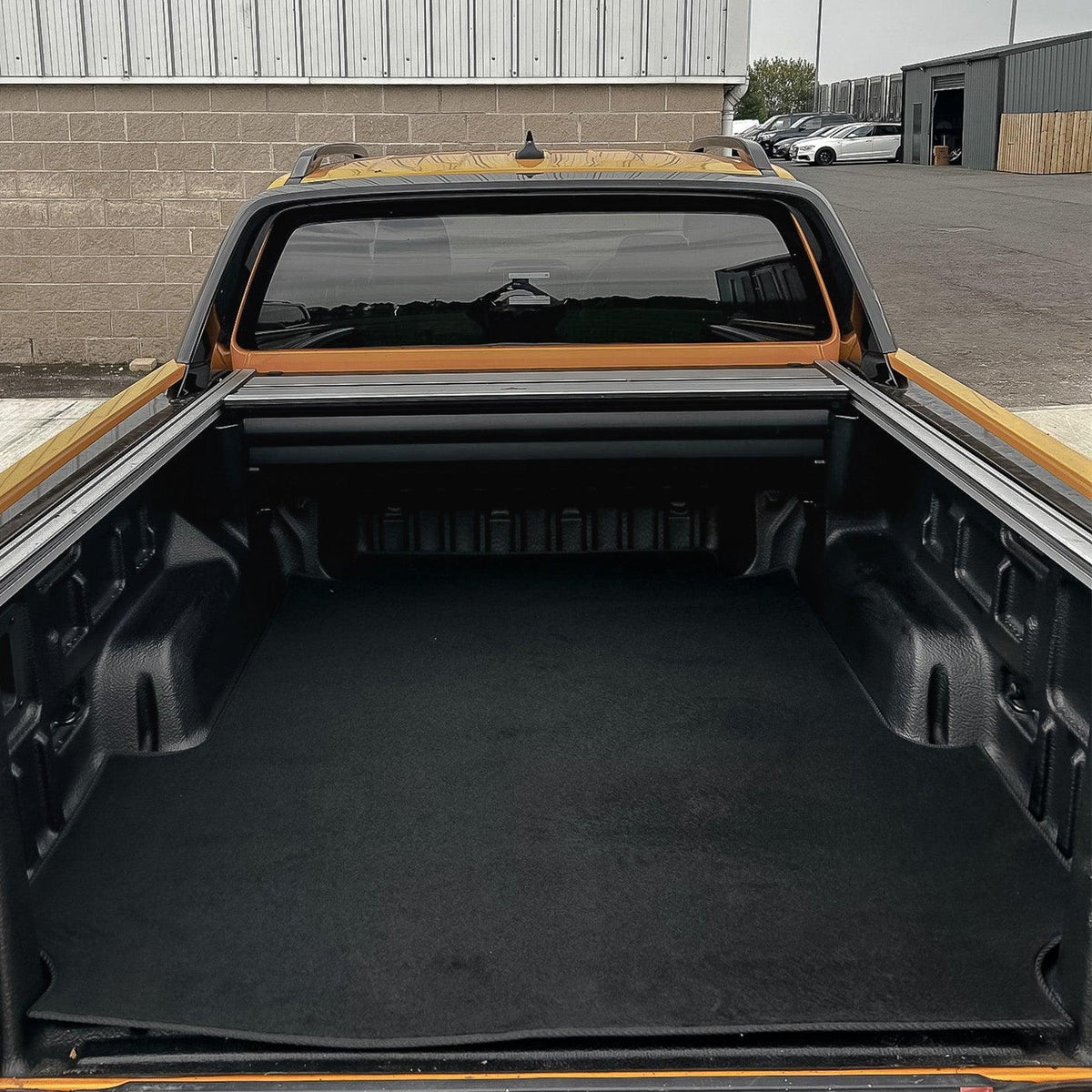 Ford Ranger T9 And VW Amarok 2023 On Double Cab Load Bed Carpet Mat In Black