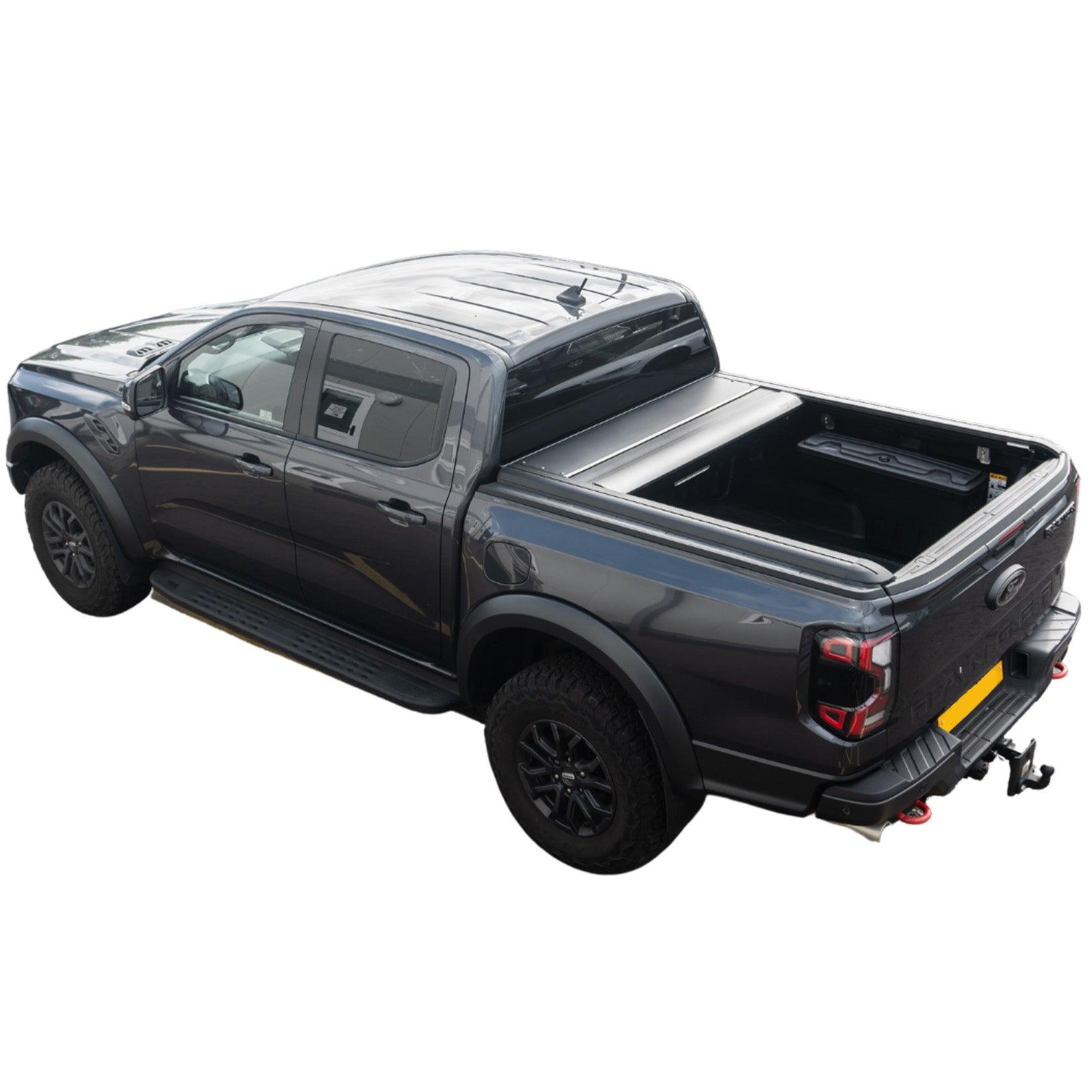 FORD RANGER T9 2023 ON DOUBLE CAB STANDARD AUTO RIDGEBACK ROLL TOP COVER - Storm Xccessories2