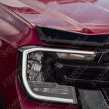 Ford Ranger T9 2023 On Stx Bonnet Guard Protector In Black