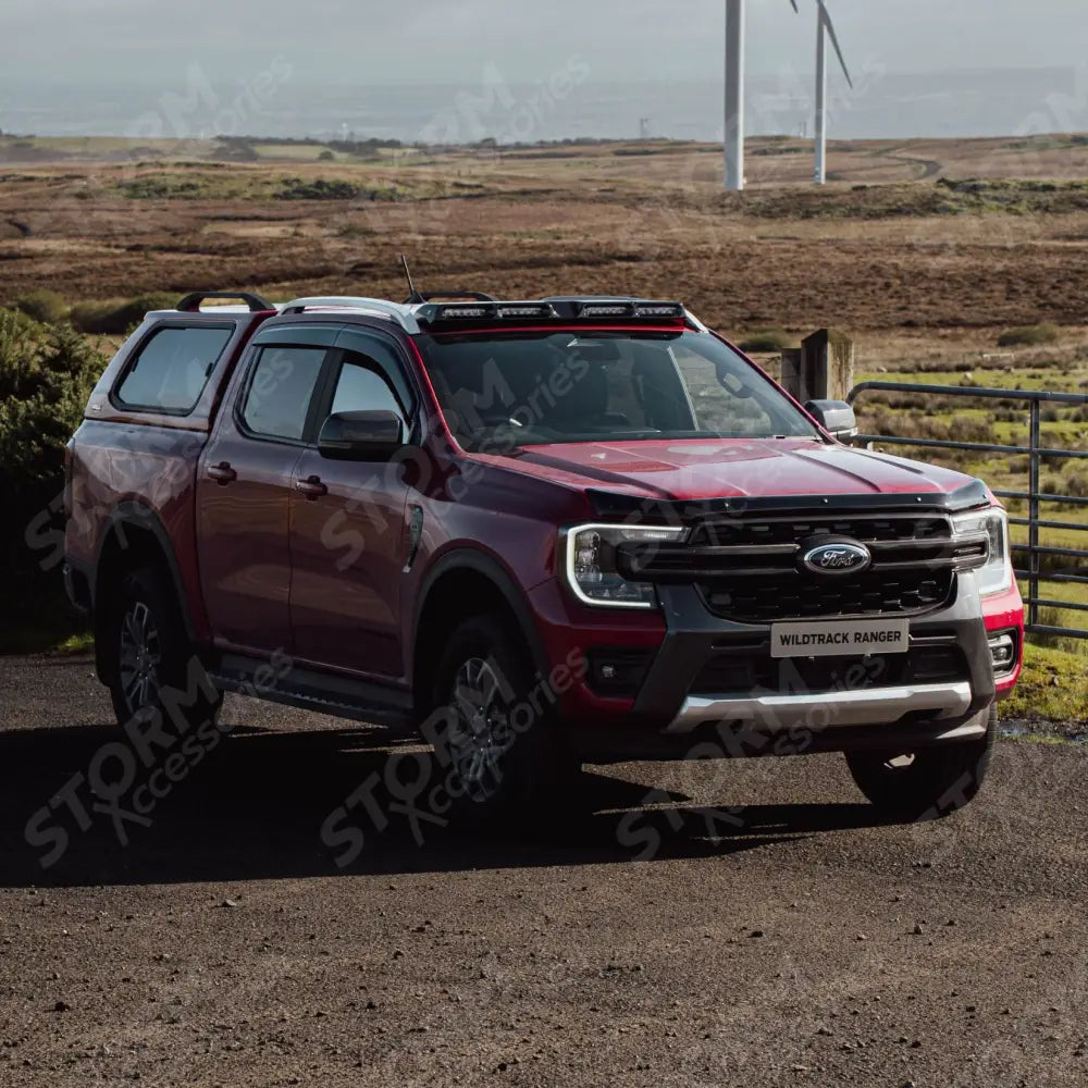 Ford Ranger T9 2023 On Stx Bonnet Guard Protector In Black