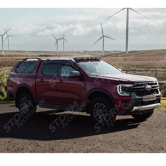 Ford Ranger T9 2023 On Stx Bonnet Guard Protector In Black