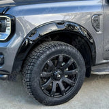Ford Ranger T9 2023 on 'Style' Gloss Black Wheel Arch Set
