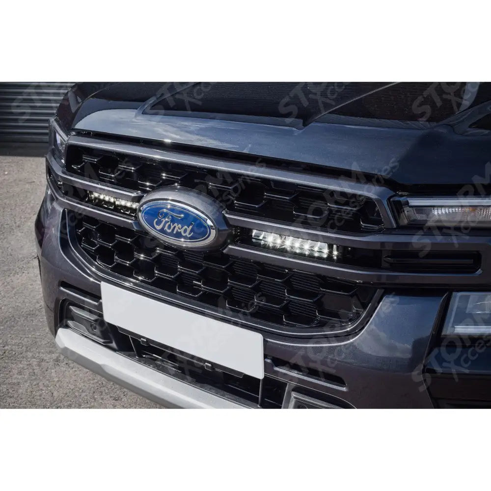 Ford Ranger T9 2023+ Stealth LED Twin 10" With Amber Strobe Grill Integration Kit