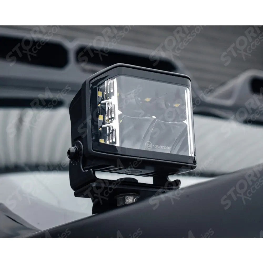 Ford Ranger T9 2023+ Stealth LED Twin 4" Dark Force Bonnet Kit - 16,800 Lumens