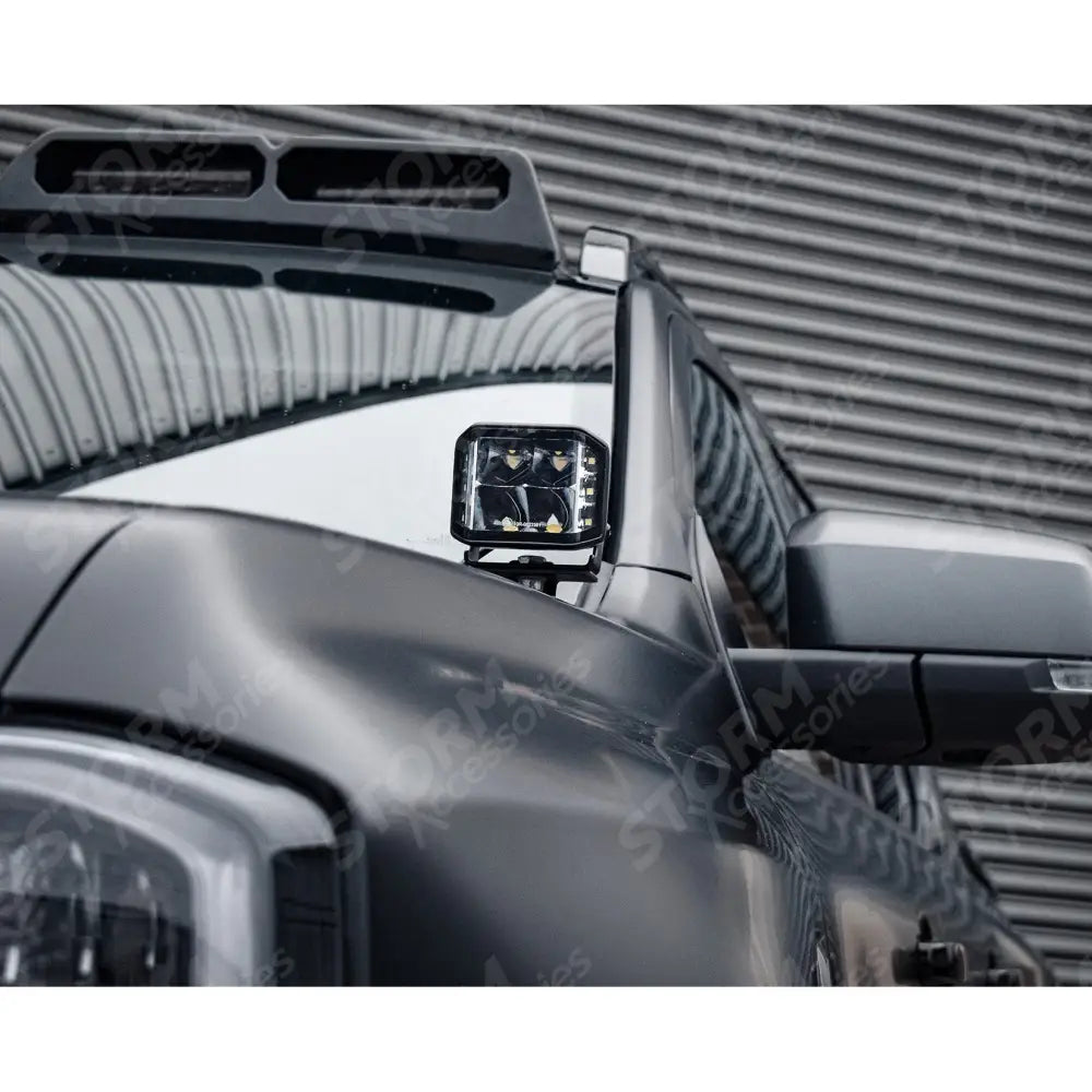 Ford Ranger T9 2023+ Stealth LED Twin 4" Dark Force Bonnet Kit - 16,800 Lumens