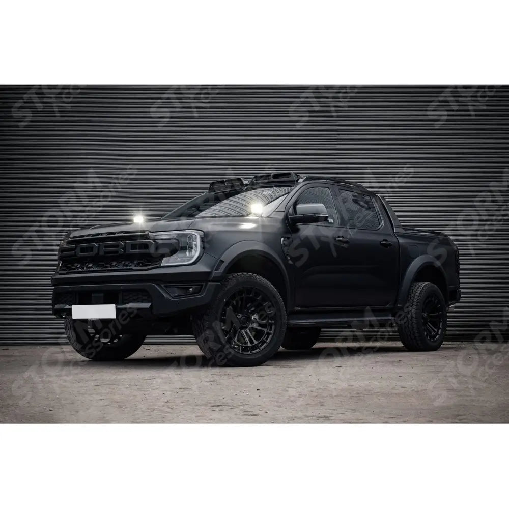 Ford Ranger T9 2023+ Stealth LED Twin 4" Dark Force Bonnet Kit - 16,800 Lumens