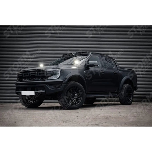 Ford Ranger T9 2023+ Stealth LED Twin 4" Dark Force Bonnet Kit - 16,800 Lumens