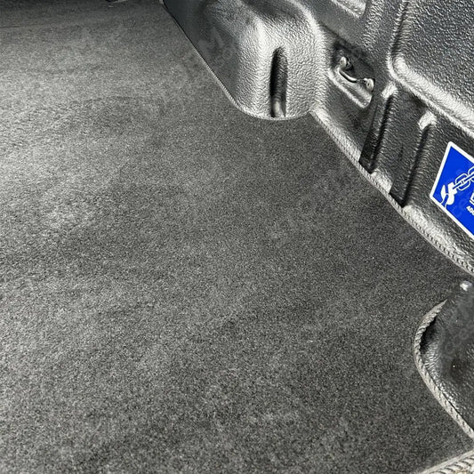 Ford Ranger T9 And VW Amarok 2023 On Double Cab Load Bed Carpet Mat In Black