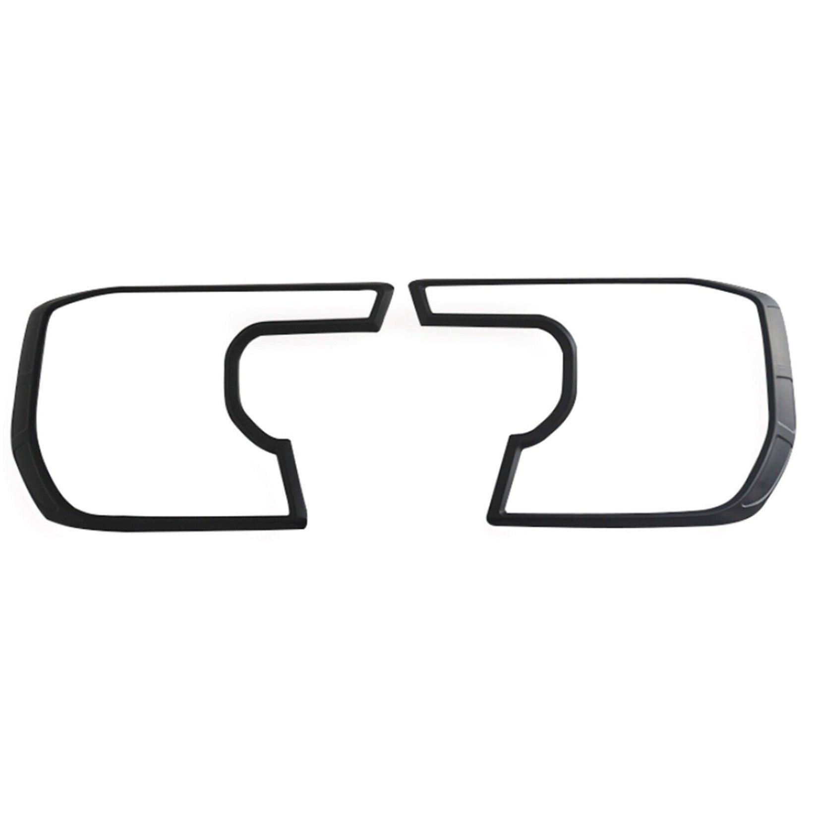 Ford Ranger T9 Base Models 2023 On Stx Head Light Covers In Matt Black - Pair