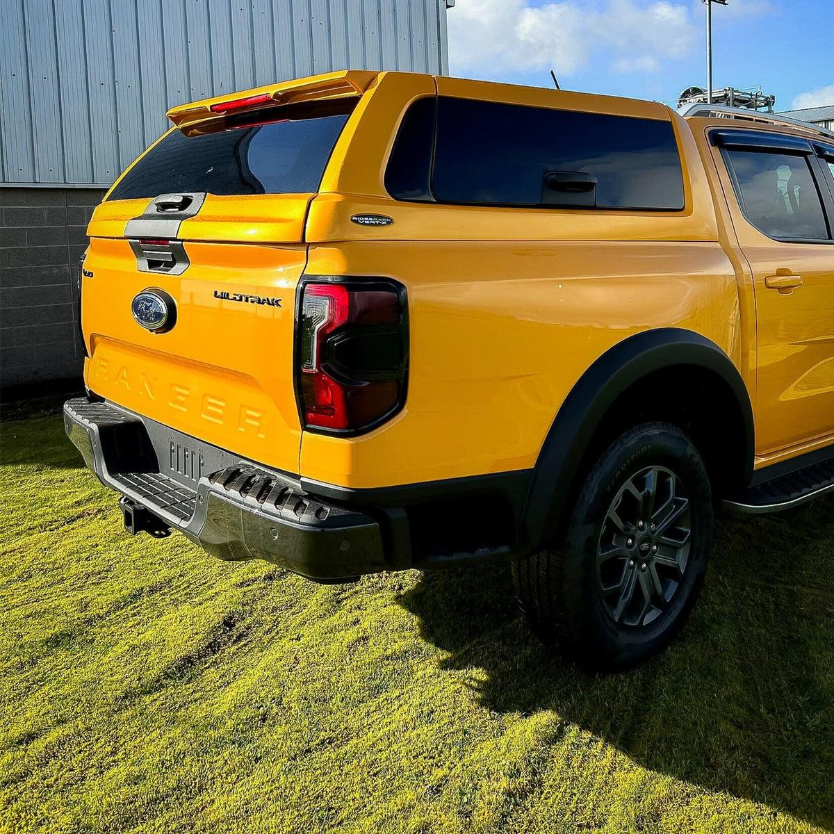 Ridgeback Vert-x Hardtop For Ford Ranger T9 Double Cab 2023 On Cyber Orange PN4JF