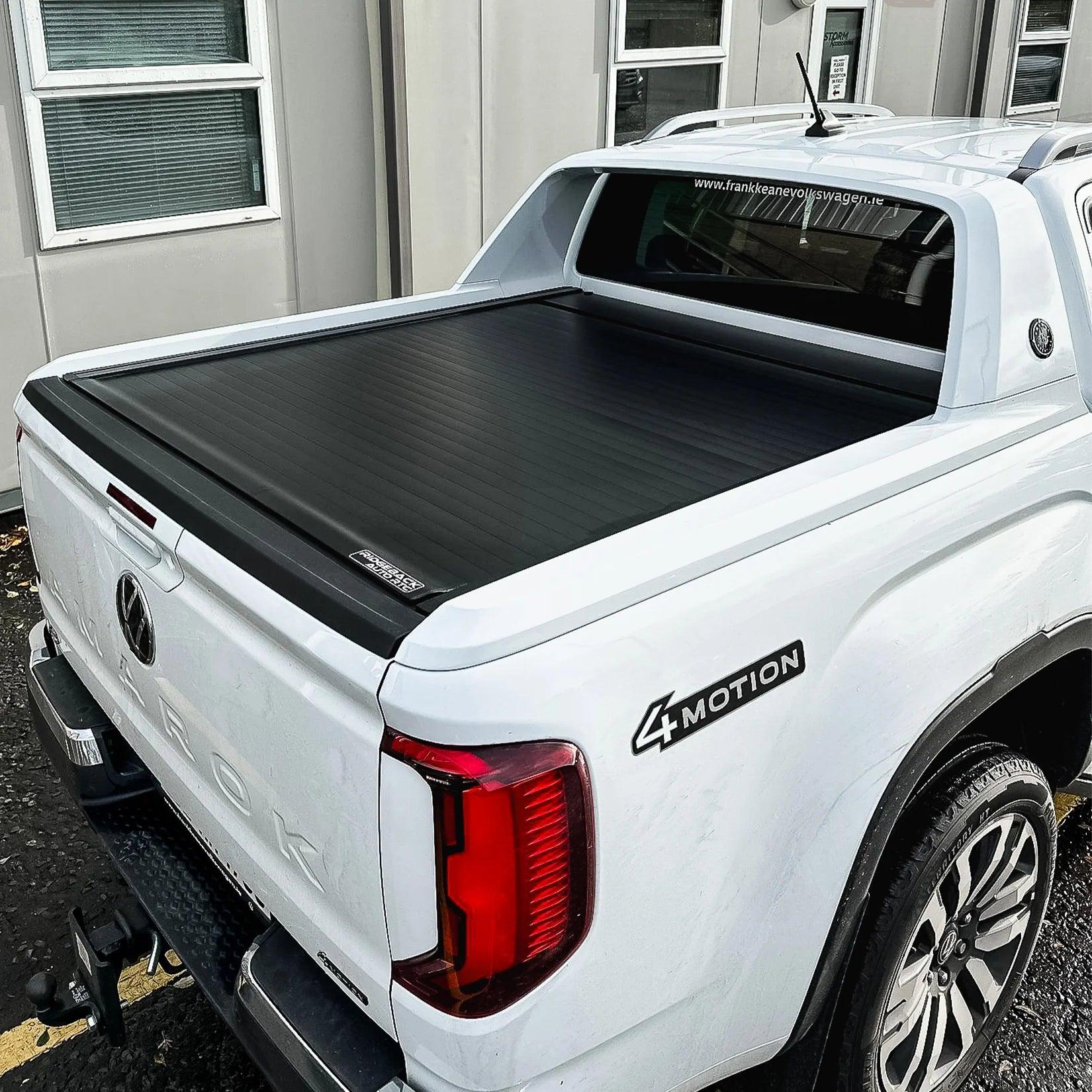 Ford Ranger T9 Wildtrak & Vw Amarok 2023 On - Double Cab - Ridgeback Auto  Electric Roll Top Cover In Black – Storm Xccessories