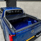 Ford Ranger T9 Wildtrak & Vw Amarok 2023 On - Double Cab - Ridgeback Auto Electric Roll Top Cover In Black