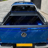 Ford Ranger T9 Wildtrak & Vw Amarok 2023 On - Double Cab - Ridgeback Auto Electric Roll Top Cover In Black