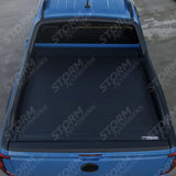 Ford Ranger T9 Wildtrak & Vw Amarok 2023 On - Double Cab - Ridgeback Auto Electric Roll Top Cover In Black