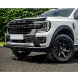 Ford Ranger Wildtrak 2023 On Double Cab STX V2 Wheel Arch Kit Smooth Look Matt Black Finish - 6 PCS