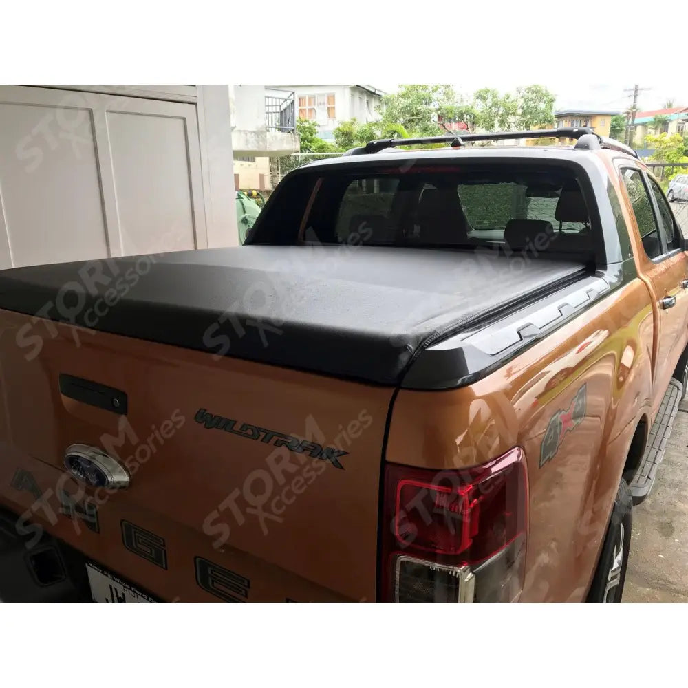 Ford Ranger Wildtrak T6 2012-2022 - Double Cab - Stx Roll Up Tonneau Soft Cover