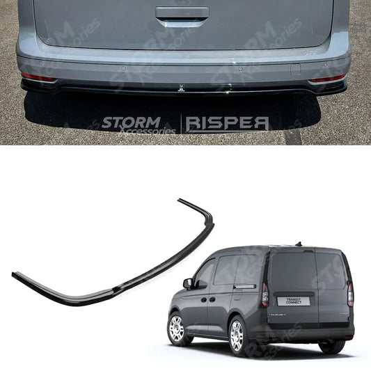 Ford Transit Connect 2024+ - Rear Bumper Splitter in Gloss Black