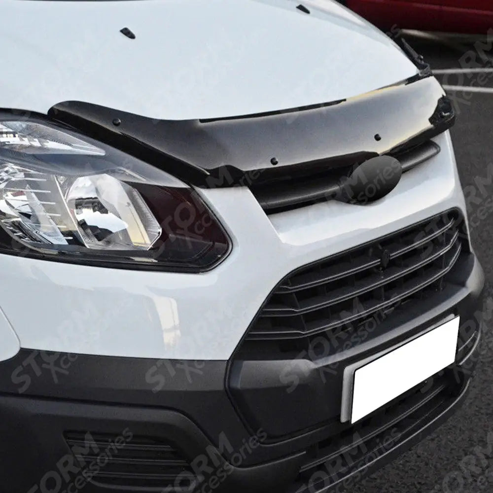 Ford Transit Custom 2012-2017 Stx Bonnet Guard Protector - Black - B016